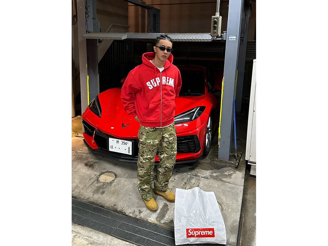 Supreme FW24 WEEK11 Arc Thermal Zip UpHooded Sweatshirt 5