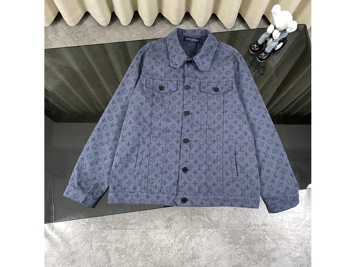 Louis Vuitton printed denim jacket 1