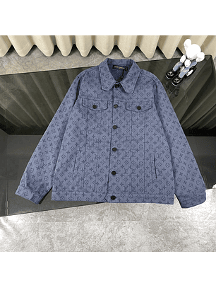 Louis Vuitton printed denim jacket