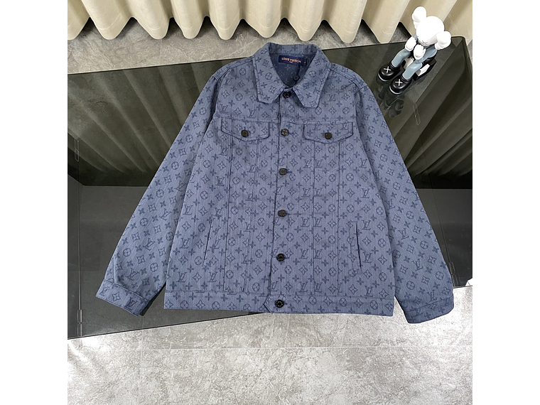 Louis Vuitton printed denim jacket 1