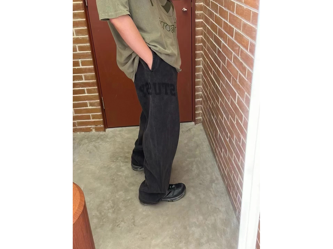 Stussy FW24 FLEECE PANT FADED GRAPHIC 2