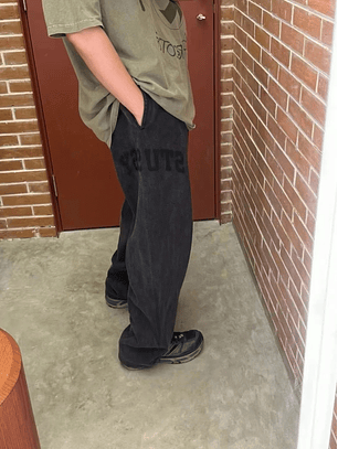 Stussy FW24 FLEECE PANT FADED GRAPHIC