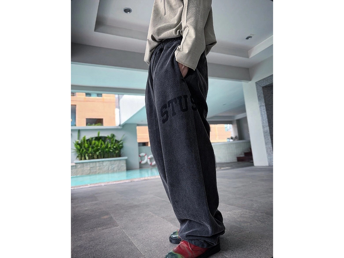 Stussy FW24 FLEECE PANT FADED GRAPHIC 3