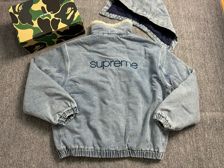 Supreme FW24 WEEK6 Faux Shearling LinedBomber Jacket 1