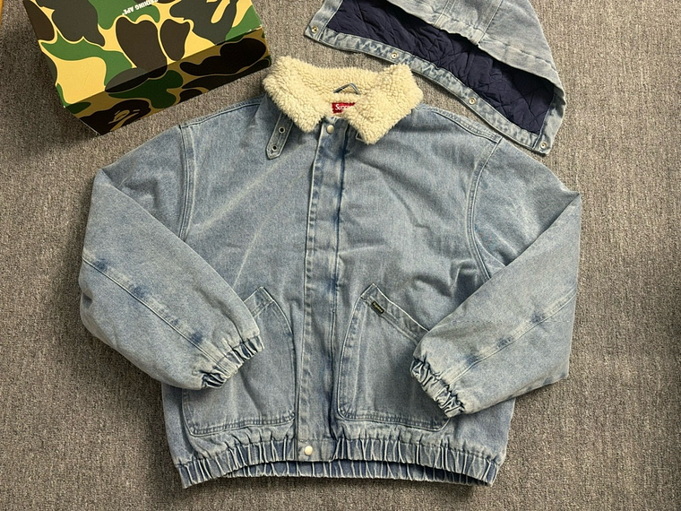 Supreme FW24 WEEK6 Faux Shearling LinedBomber Jacket 2