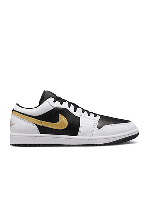 Jordan 1 Low 'Gold Swoosh'