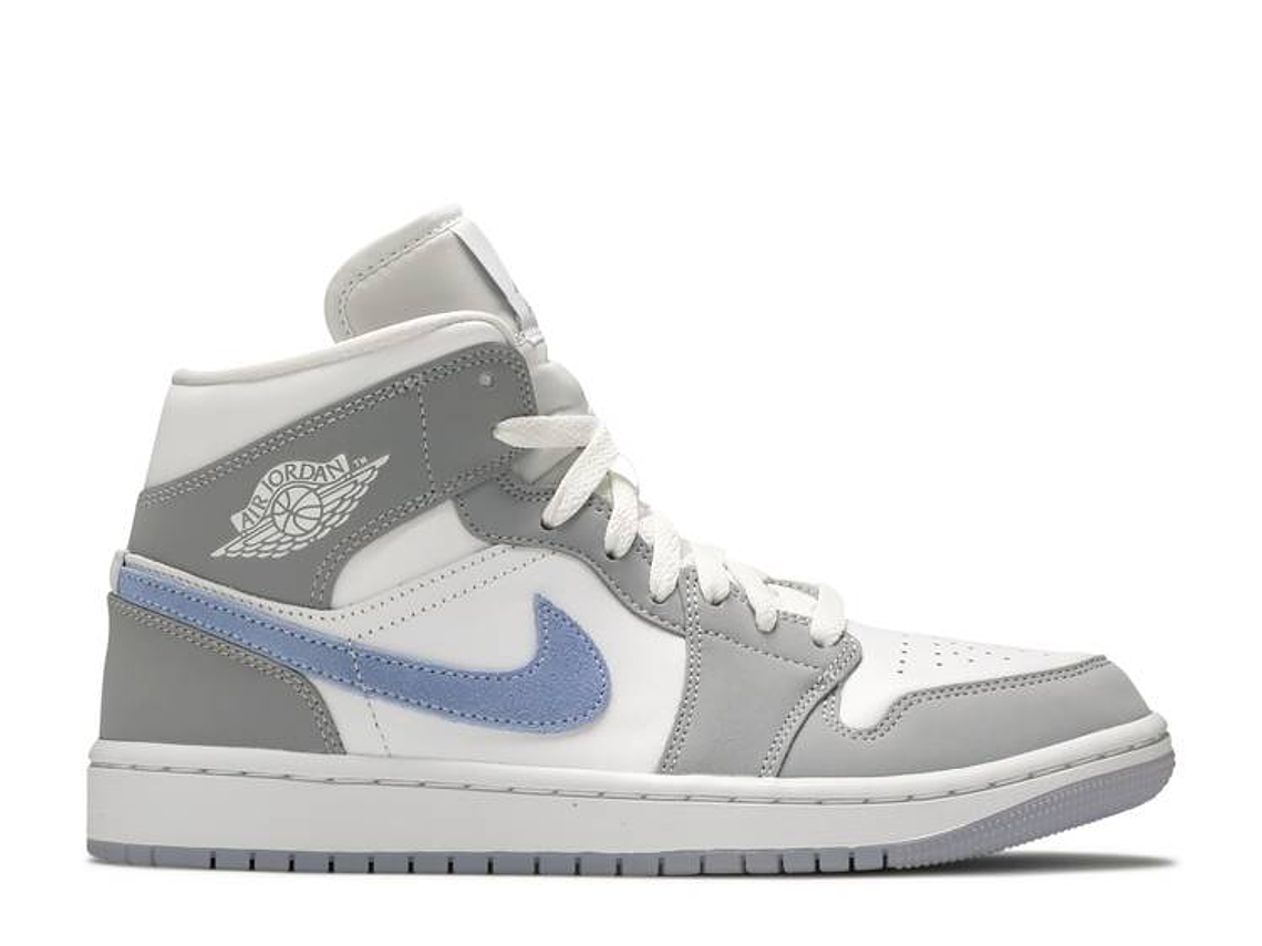 AIR JORDAN 1 MID 'WOLF GREY ALUMINUM' 1