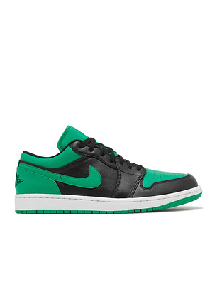 AIR JORDAN 1 LOW 'BLACK LUCKY GREEN'