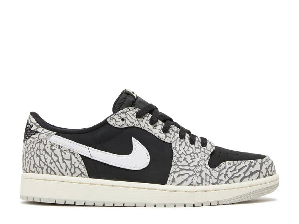 AIR JORDAN 1 RETRO LOW OG 'BLACK CEMENT' 1