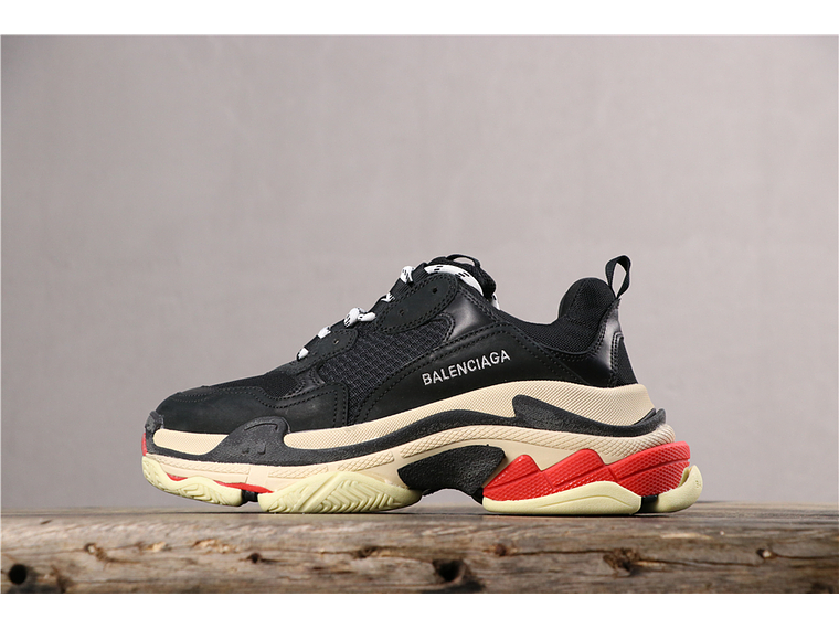 Balenciaga Triple S Black Red 1
