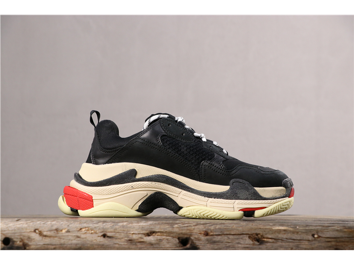 Balenciaga Triple S Black Red 2