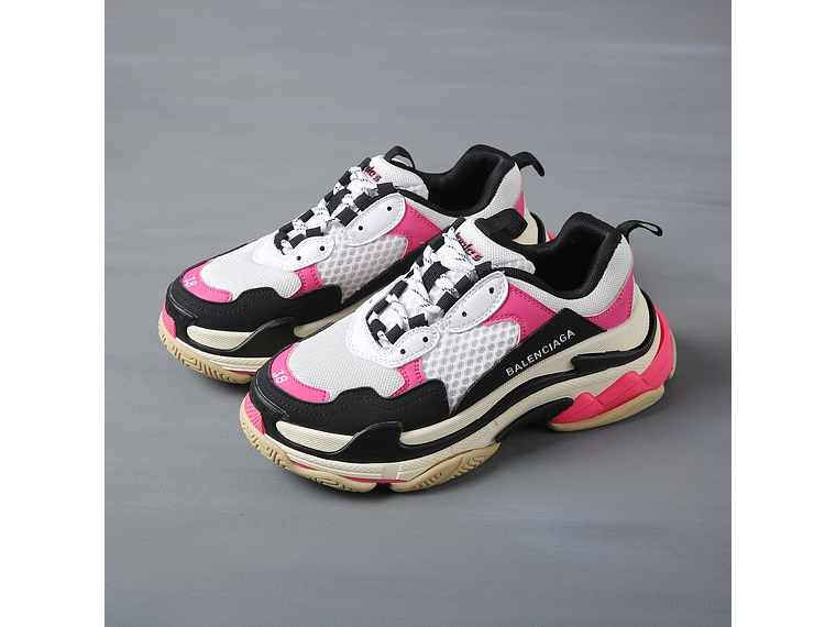 Balenciaga Triple S pink white 3