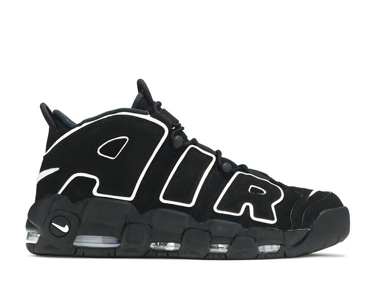 NIKE Air More Uptempo 'Black White' 1