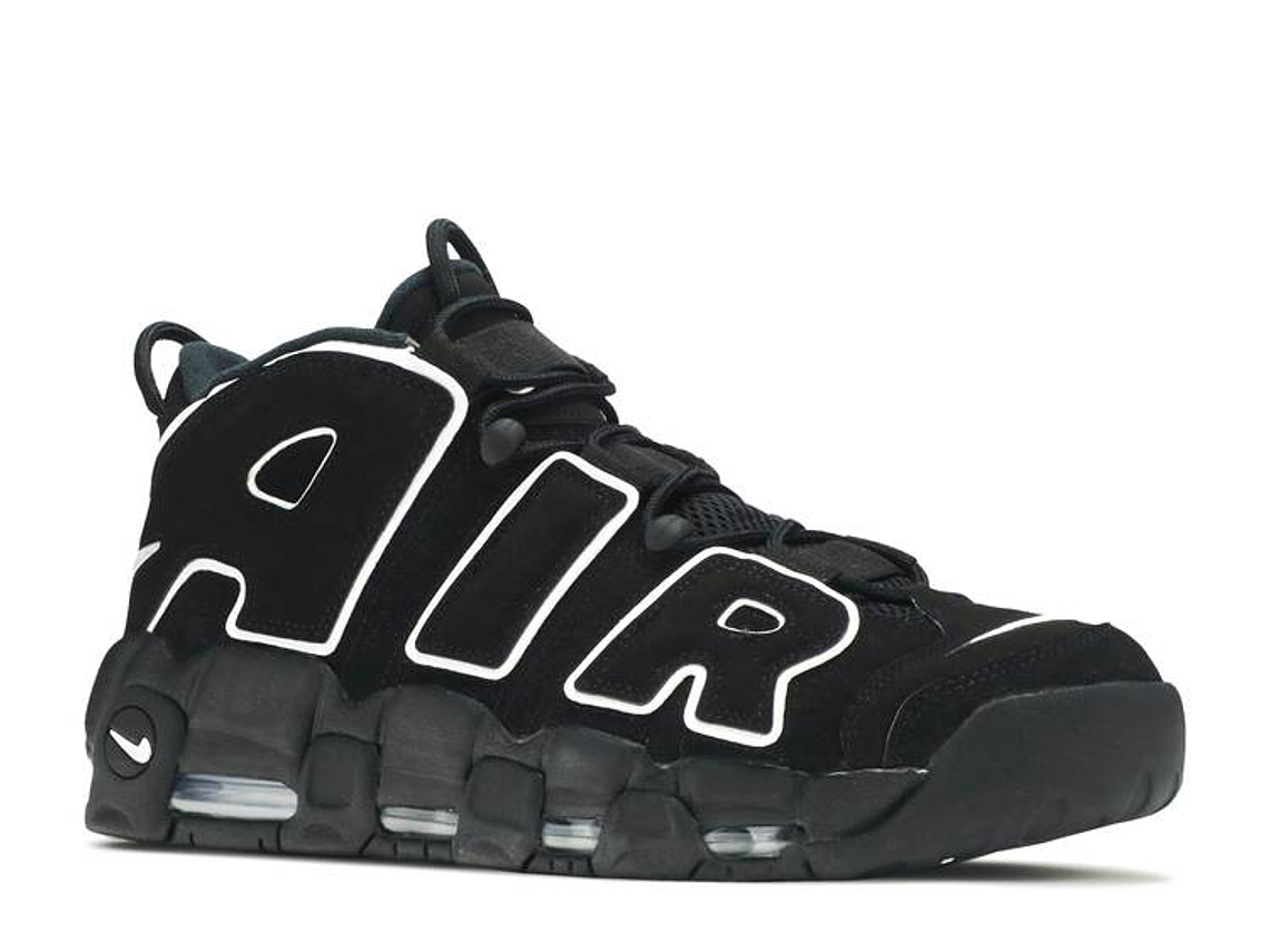 NIKE Air More Uptempo 'Black White' 2