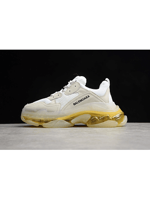 Balenciaga Triple S Clear Sole White yellow
