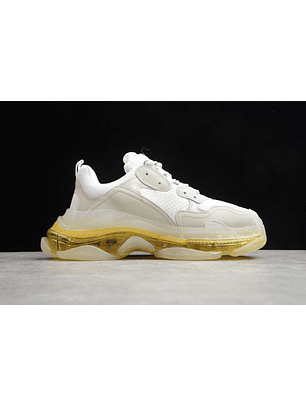 Balenciaga Triple S Clear Sole White yellow