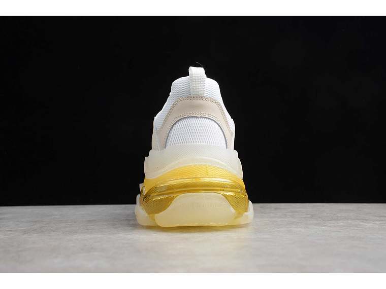 Balenciaga Triple S Clear Sole White yellow 4