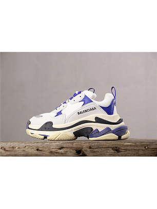 Balenciaga Triple S White Blue