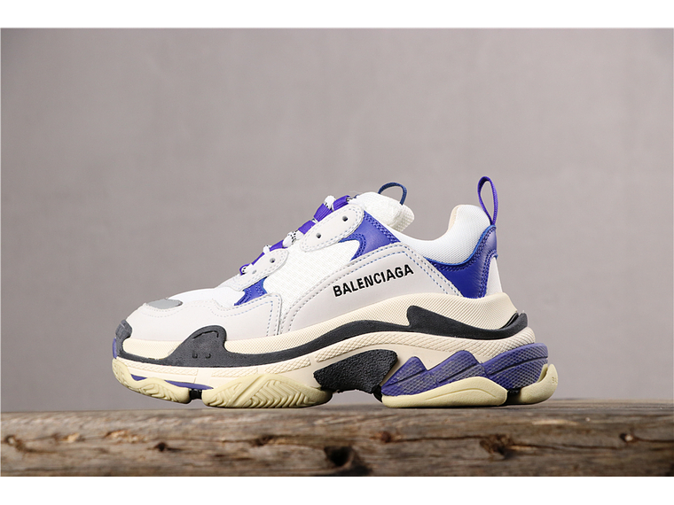 Balenciaga Triple S White Blue 1