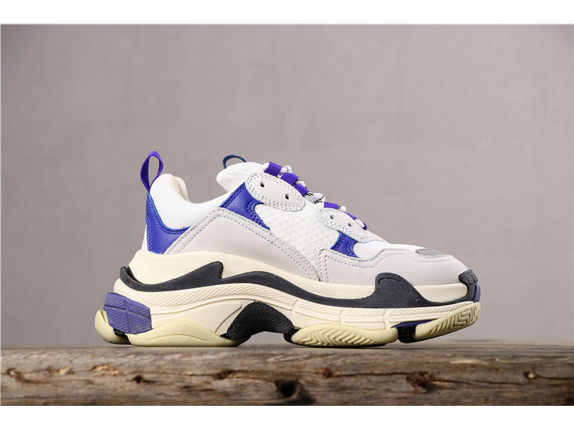Balenciaga Triple S White Blue 2