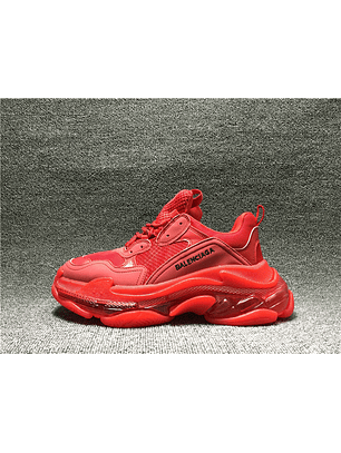 Balenciaga Triple S Clear Sole Red