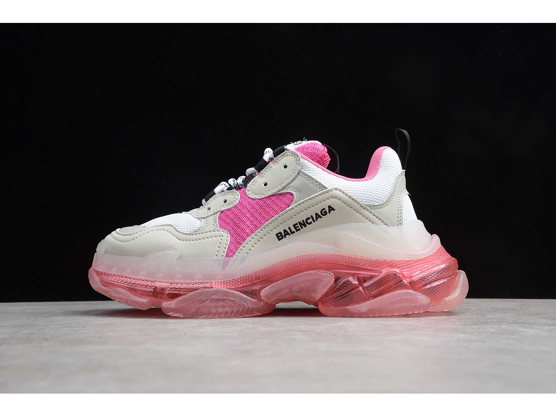 Balenciaga Triple S Clear Sole White pink 1