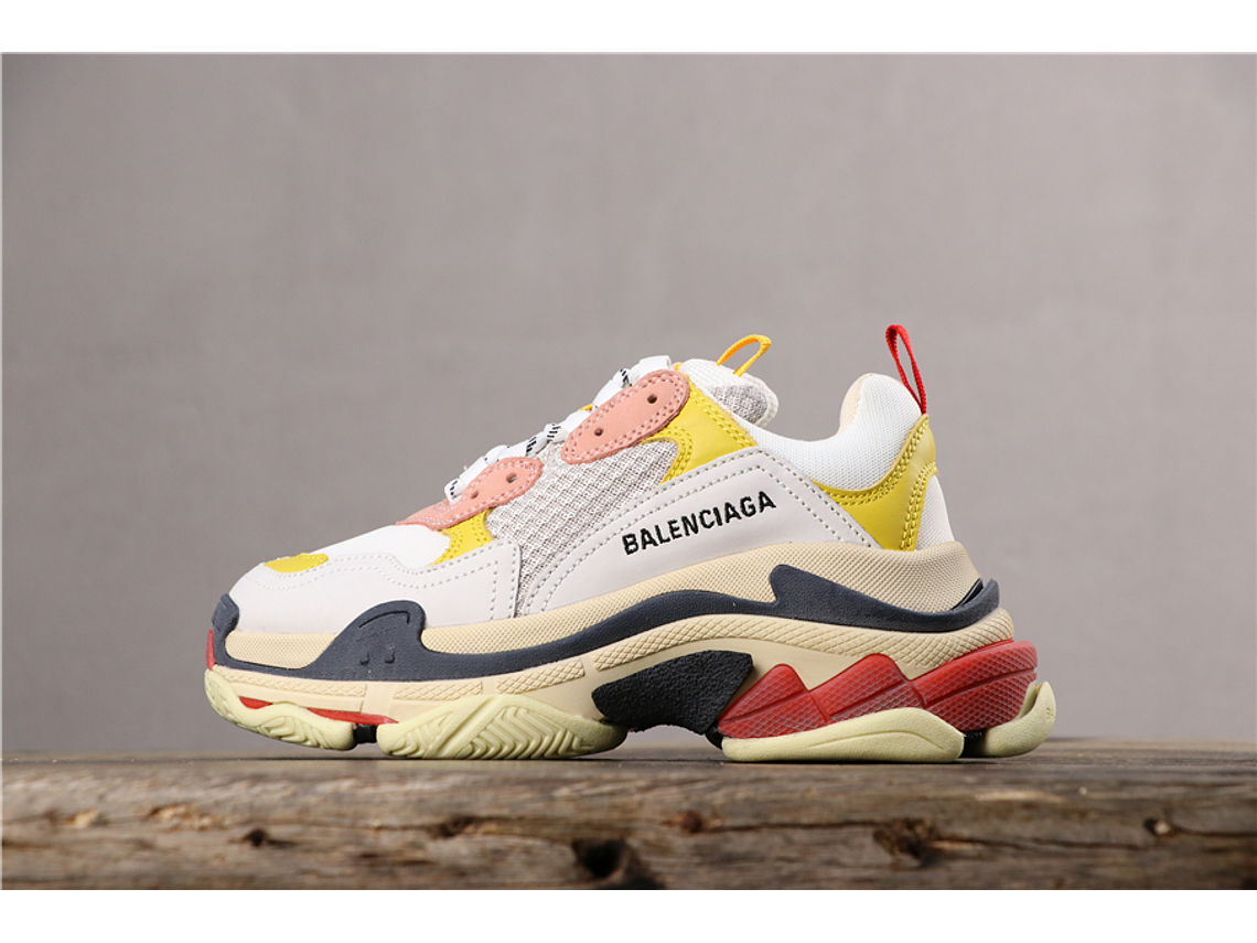 Balenciaga Triple S White Yellow 1