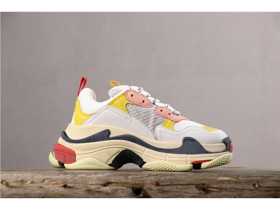 Balenciaga Triple S White Yellow 2