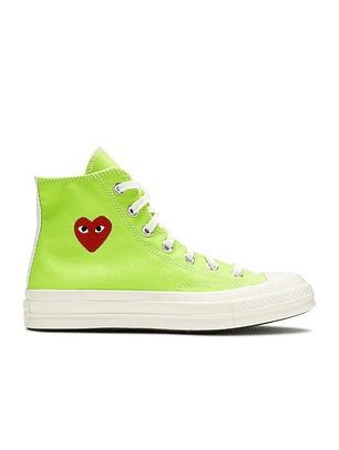 COMME DES GAR?ONS PLAY X CONVERSE CHUCK 70 HIGH 'BRIGHT GREEN'