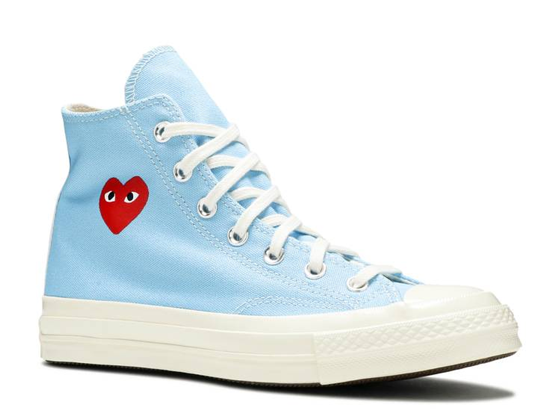 COMME DES GAR?ONS PLAY X CONVERSE CHUCK 70 HIGH 'BRIGHT BLUE' 2