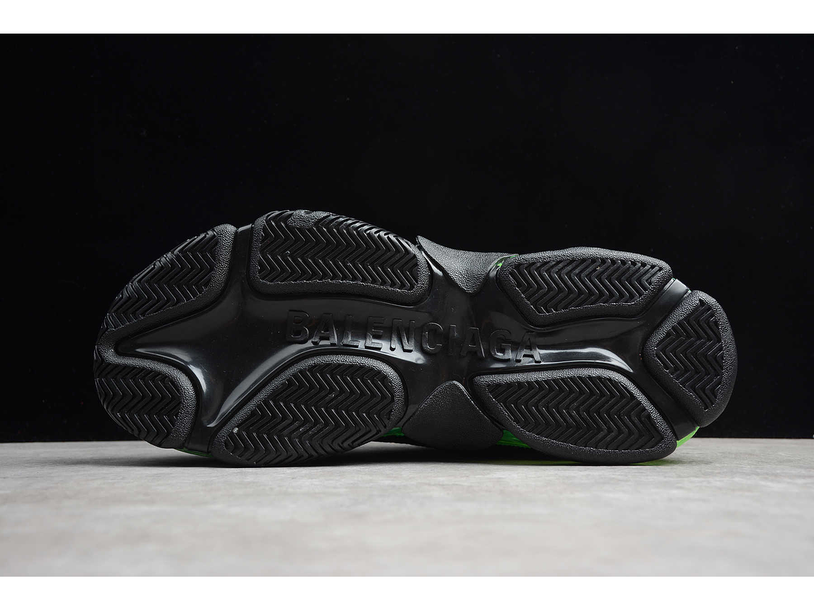 Balenciaga Triple S Clear Sole Black green 4