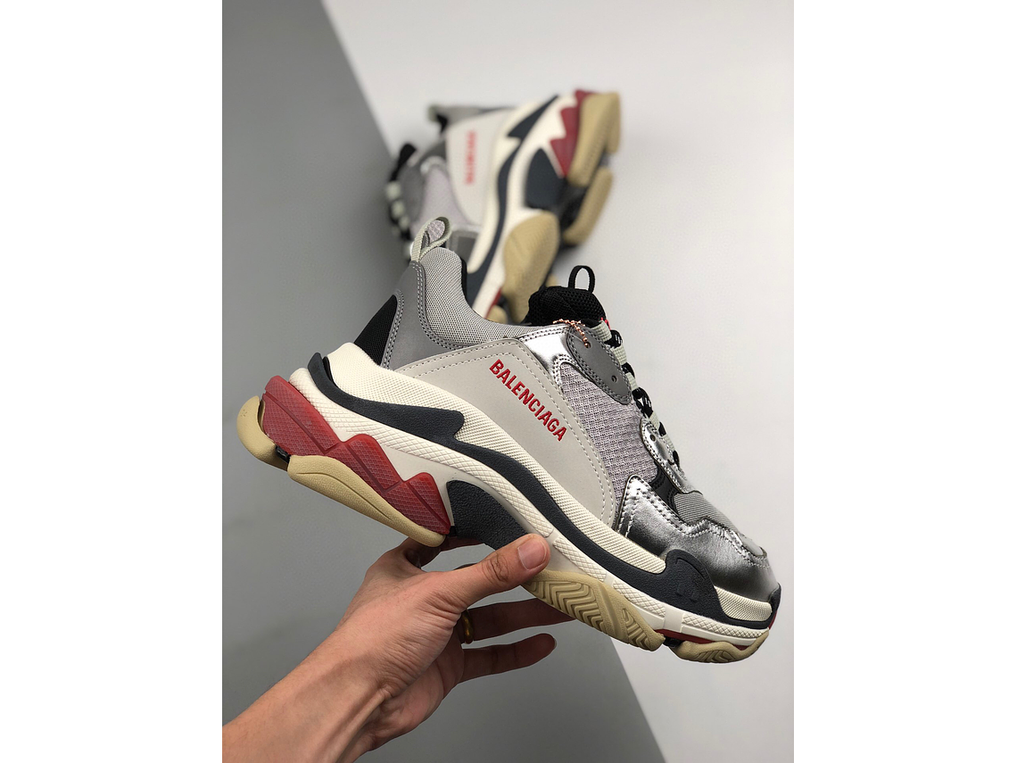 Balenciaga Triple S silver 1