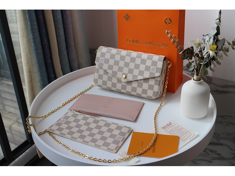 LOUIS VUITTON POCHETTE F¨¦LICIE CHAIN BAG 5