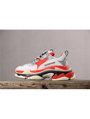 Balenciaga Triple S Gray orange