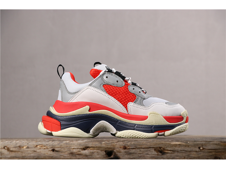 Balenciaga Triple S Gray orange 2