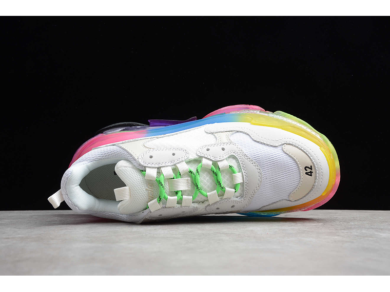 Balenciaga Triple S Clear Sole Rainbow 4