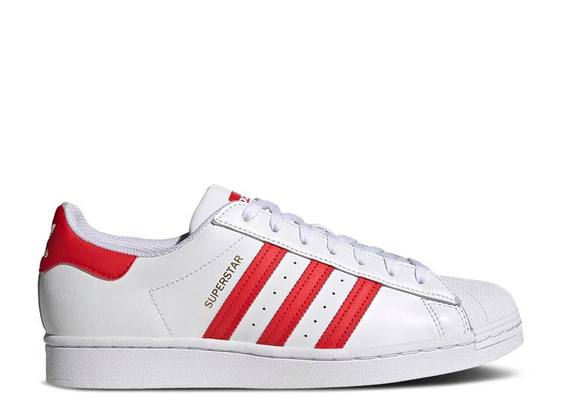 ADIDAS SUPERSTAR 'WHITE VIVID RED' 1
