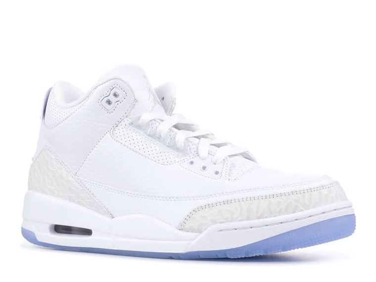 AIR JORDAN 3 RETRO 'TRIPLE WHITE' 2
