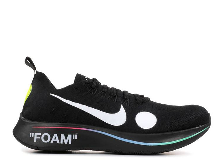 OFF-WHITE X NIKE ZOOM FLY MERCURIAL FLYKNIT 'BLACK' 1