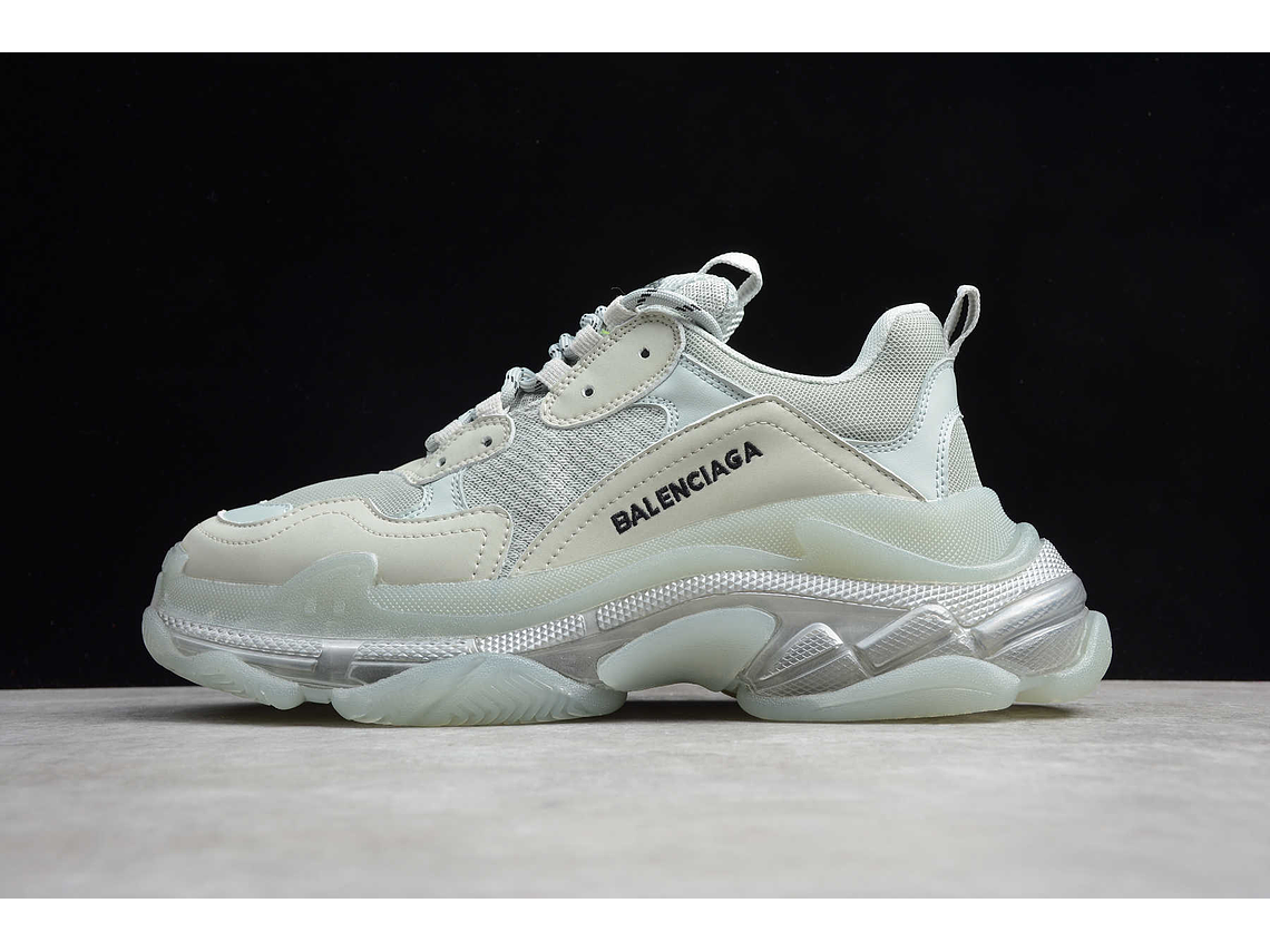 Balenciaga Triple S Clear Sole Silver gray 1