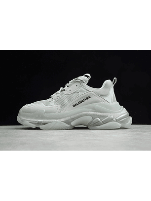 Balenciaga Triple S Clear Sole Silver gray