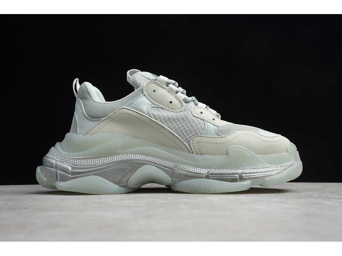 Balenciaga Triple S Clear Sole Silver gray 2