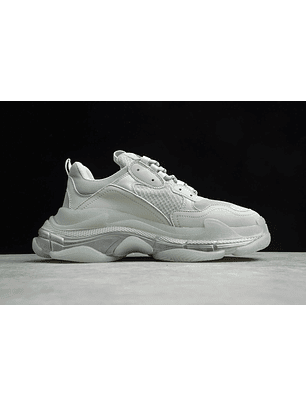 Balenciaga Triple S Clear Sole Silver gray