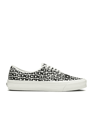 COMME DES GAR?ONS X VANS OG AUTHENTIC LX 'CDG PRINT - BLANC DE BLANC'