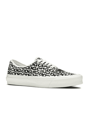 COMME DES GAR?ONS X VANS OG AUTHENTIC LX 'CDG PRINT - BLANC DE BLANC'