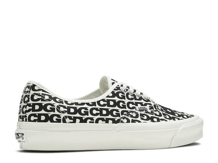 COMME DES GAR?ONS X VANS OG AUTHENTIC LX 'CDG PRINT - BLANC DE BLANC' 3
