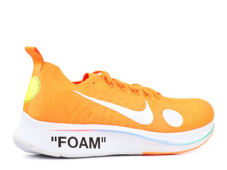 OFF-WHITE X NIKE ZOOM FLY MERCURIAL FLYKNIT 'TOTAL ORANGE' 3
