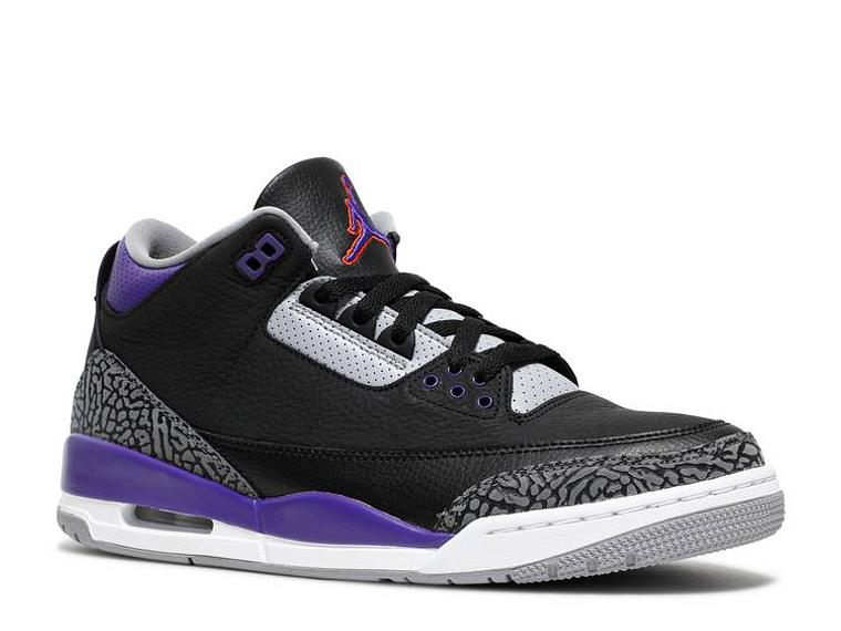 AIR JORDAN 3 RETRO 'COURT PURPLE' 2