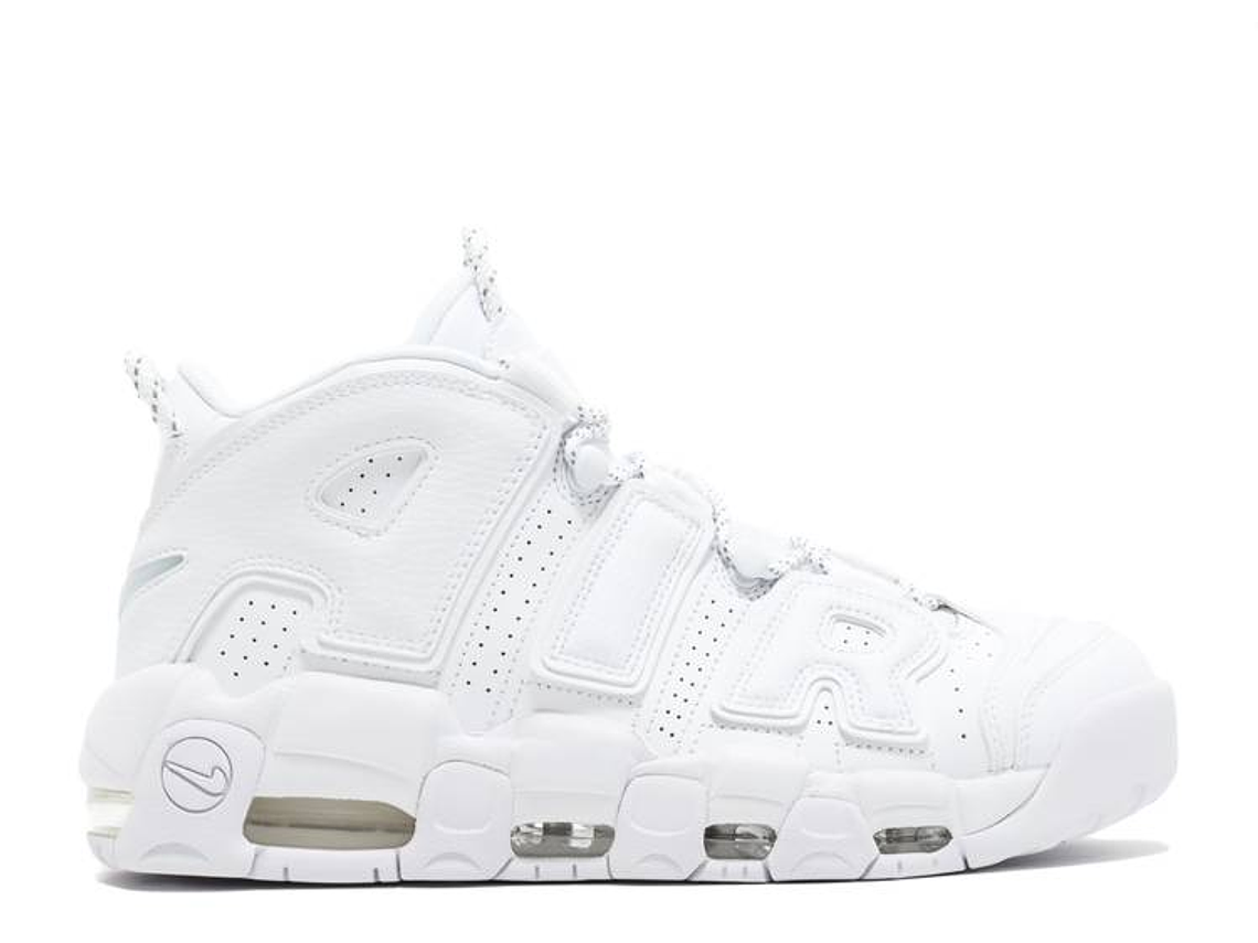 NIKE Air More Uptempo 'Triple White' 1
