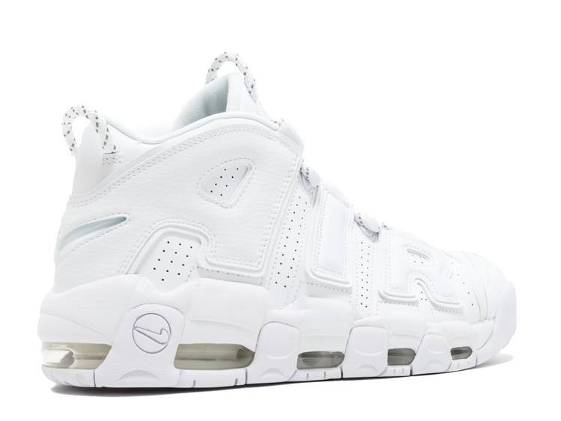 NIKE Air More Uptempo 'Triple White' 3